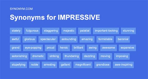 impressive meaning|impressive synonym slang.